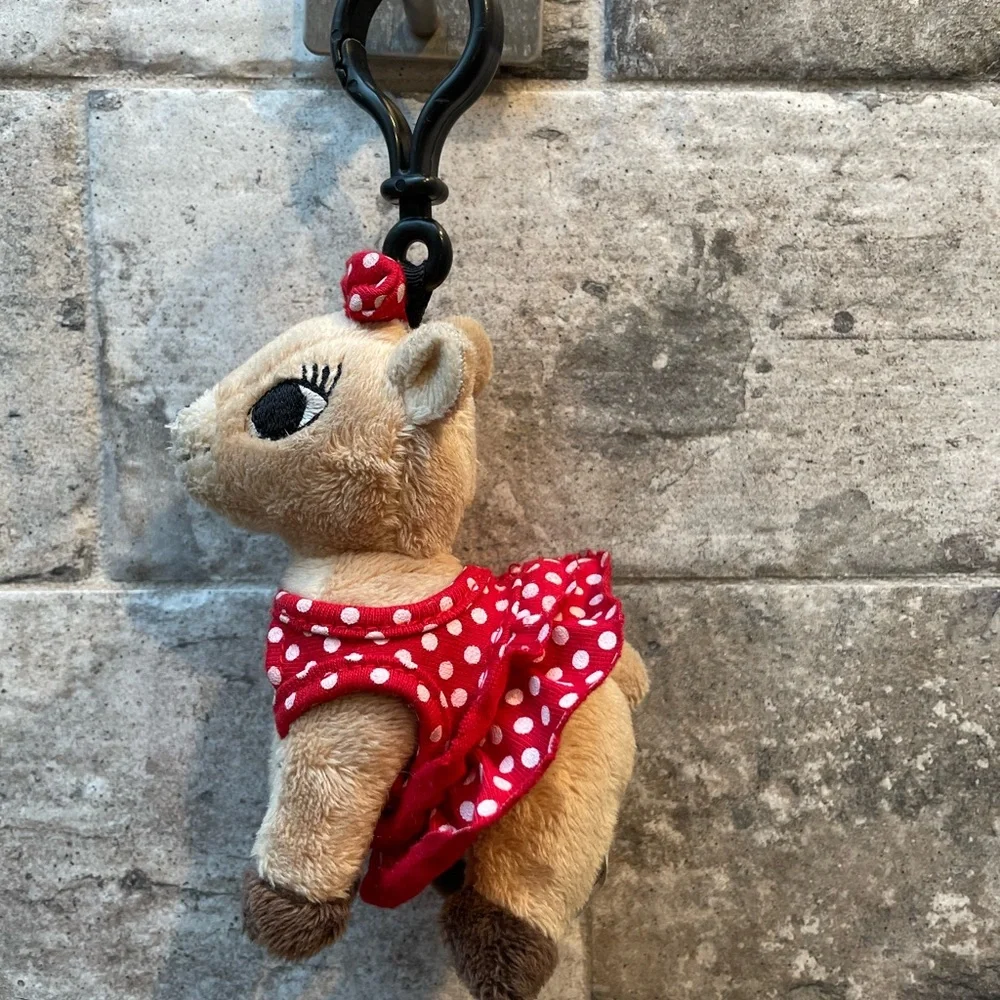 ❤️ BUILD A BEAR CLARICE MINI STUFFED ANIMAL  CHAIN HOLDER